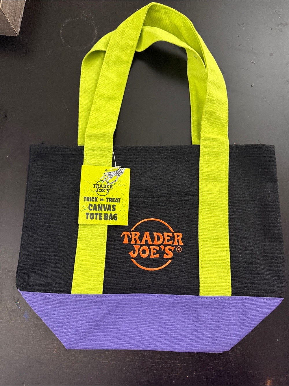 Traders Joe’s mini Canvas Tote Bag (halloween theme)